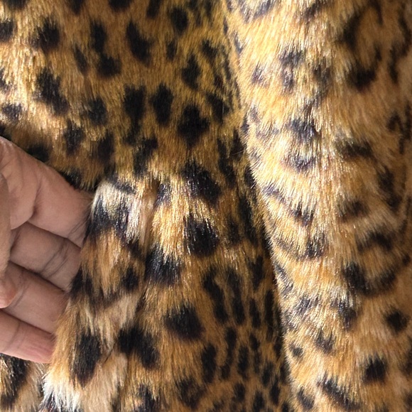 Target faux fur coat jacket leopard cheetah A New Day XXL - Picture 7 of 13